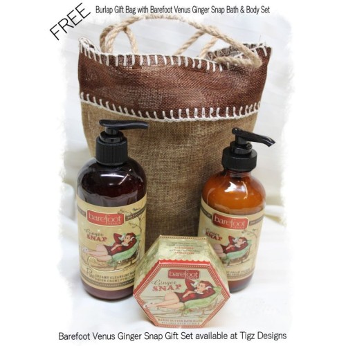 Barefoot Venus "Ginger Snap" Bath & Body Set